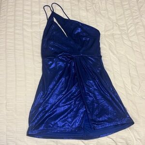 superdown Shimmering Blue Dress
